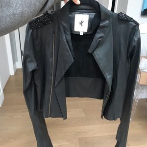 Leather jacket one teaspoon